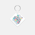 Clinical Nursing Instructor Keychain, Square Key Chain, Nurse Instructor Gift, Nursing Teacher Appreciation